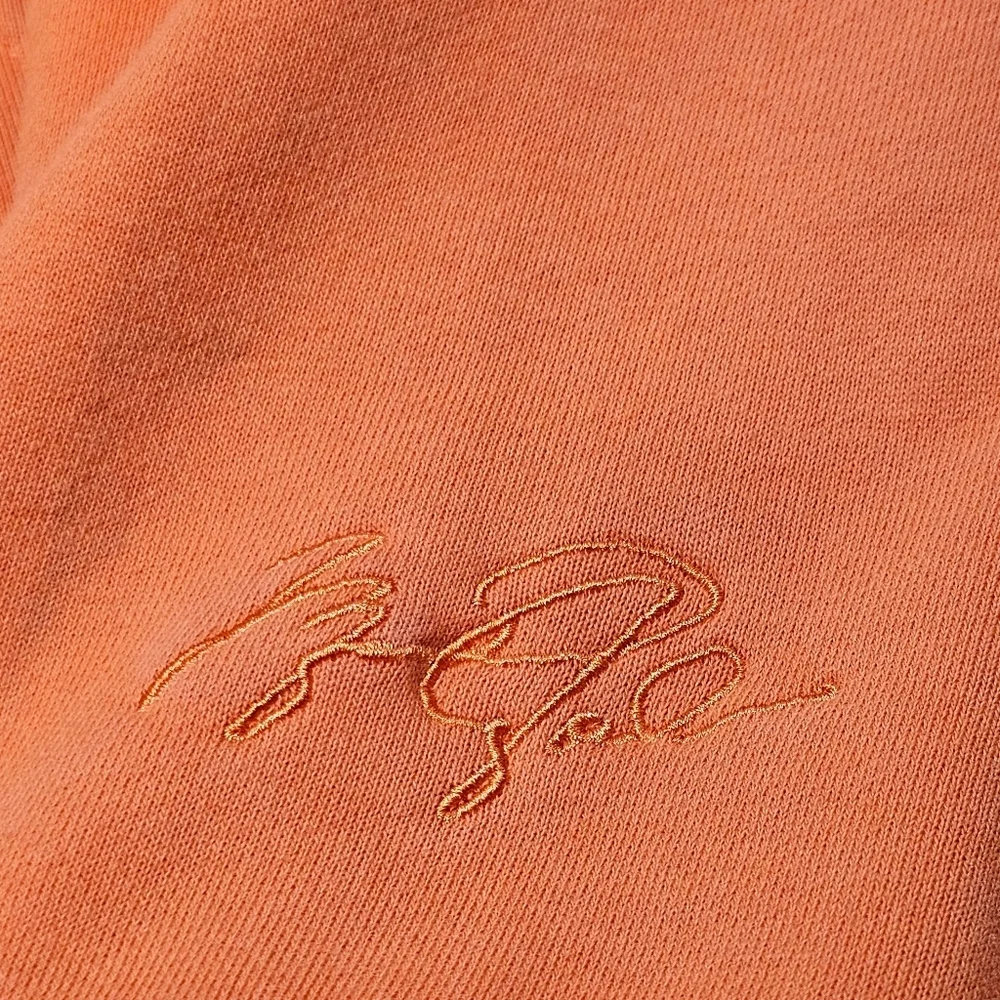 Jordan Bright Orange Hoodie Sz S